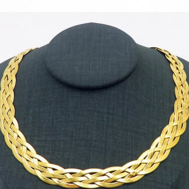 Distinctive Braided Stainless Steel Necklace for Modern Fashion