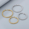 Fashion Stainless Steel Spiral Pattern Multi-Size Twist Chain Lobster Clasp Couple Bracelet