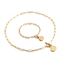 European American Stainless Steel Women's Fashion Jewelry Bracelet Necklace Jewelry Set Wholesale