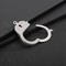 Stainless Steel Jewelry Accessories, Handcuffs Shaped Bracelets, Necklaces, Connecting Buckles