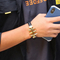 European and American Style Stainless Steel Nails Paired with Leather Bracelets and Jewelry