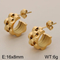 Watch Chain Shaped Earrings Made of Stainless Steel Jewelry Suitable for Daily Wear