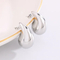 European and American Style Water Droplet Earrings with Versatile Temperament, Smooth Hollow Jewelry