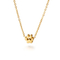 Korean Minimalist Cat Paw Print Necklace Stainless Steel Jewelry Bracelet Ring