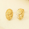 Vintage French Lady Stud Earrings 18K Gold Plated Stainless Steel Earrings for Mother's Day