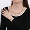Stainless Steel Chain Bracelet Necklace Jewelry Set Suitable for Daily Wear