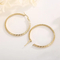 Fashion Stainless Steel Multi Specification Round Girl Temperament Earrings Jewelry Wholesale