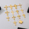 Stainless Steel Cross Pendant DIY Necklace Bracelet Earrings Cross Accessories