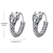 Stainless Steel Cast Jewelry Dragon Shaped Earrings Suitable for Daily Wear