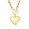 Fashionable Spicy Girl Three-Dimensional Hollow Heart Pendant Style