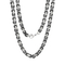 Hip-Hop Domineering Motorcycle Chain Men's Byzantine Circular Chain Stainless Steel Necklace