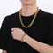 Bold Powerful Nail Necklace Punk Retro Square Nail Stainless Steel Men's Bracelet