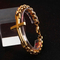 Stylish Stainless Steel Cross Hip-Hop Bending Card Bracelet Jewelry for Man