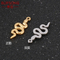 Stainless Steel Cute Snake Hip Hop Serpentine Earrings Pendant DIY Accessories