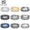 18mm European and American Men's Motorcycle Chain, Hip-Hop and Rock Style, Personalized Stainless Steel Men's Bicycle Chain Bracelet