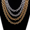 9.5mm Big Chains Stainless Steel O-Chain Clavicle Necklace Sets