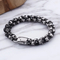 Fashion Retro Stainless Steel Skull Bracelet Men's Trendy Ghost Jewelry Bracelet