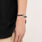 Wholesale Creative Stainless Steel Braided Leather Nail Opening Bracelet Men's Magnetic Buckle Bracelet