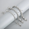 Multi Specification Stainless Steel Jewelry Fried Dough Twists Chain Bracelet