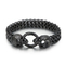 Wholesale of Foreign Trade Hand Jewelry: European and American Fashionable, Personalized, and Aggressive Punk Skull Stainless Steel Men's Bracelet