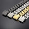 Fashion Multi-Color Minimalist Retro Stainless Steel Men's Thick Cuban Bracelet