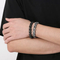 Trendy Dragon Bone Jewelry Bracelet Necklace Men's Stainless Steel Jewelry Set
