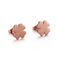 Japanese Korean Fashion Four-Leaf Clover Stainless Steel Studs Earrings 18K Gold-Plated Earrings