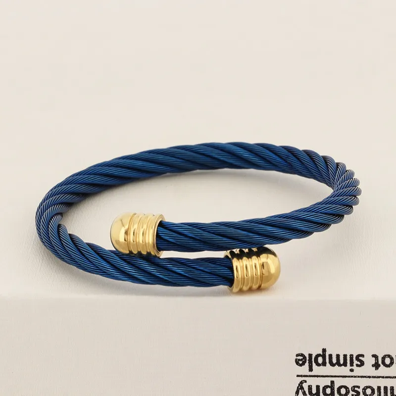 Fashionable Stainless Steel Wire Bangle for Men and Women, Suitable for Daily Wear