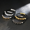 Men's Trendy Stainless Steel Braided Leather Rope Splicing Chain Domineering Leather Bracelet