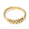 Retro Style Men's Stainless Steel Wire Waistband Punk Skull Bangle Bracelet