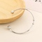 Stainless Steel Open Bangle with Fashionable and Trendy Ins Style Electroplating 18K Gold