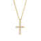 Fashion Rhinestone Cross Clavicle Chain Ins Starry Sky Stainless Steel Necklace Wholesale