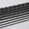 Hip Hop Fashion Black Plating Stainless Steel Unisex Twist Necklace