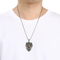 Aggressive Old Born Xiao Long Necklace China-Chic Antique Double Dragons Playing with Beads and Diamond Sword Stainless Steel Men's Pendant