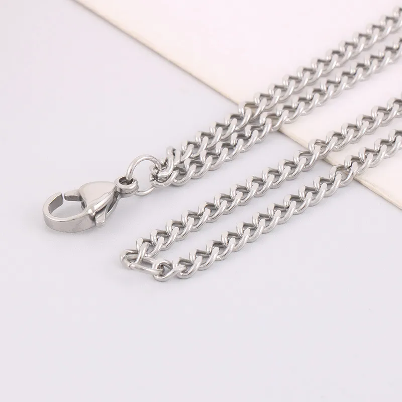 Trendy Men's Jewelry Stainless Steel Creative Multi-Layer Cuban Chain Temperament Necklace