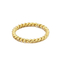 Fashion Simple Style Men and Women Universal Stainless Steel Fried Dough Twists Plain Ring Jewelry