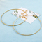 European American Collar Round Stainless Steel Necklace 18K Gold Women's Jewelry Wholesale