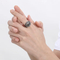 Retro Trendy Ghost Head Ring Punk Style Skull Texture Stainless Steel Men's Ring