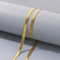 Women's Stainless Steel Blade Chain Necklace Extender 2/3/4/5mm Interior Chain Jewelry Wholesale