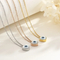 Trendy Evil Eye Design Style Women's Stainless Steel Necklace