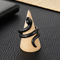 Retro Jewelry Punk Ring Cobra Snake Design Men's Finger Jewelry Ring