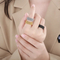 Deformable Neutral Stainless Steel Ring with Innovative Mesh Surface