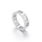 Personality Stainless Steel Hollow Roman Numeral Women's Ring Jewelry Wholesale