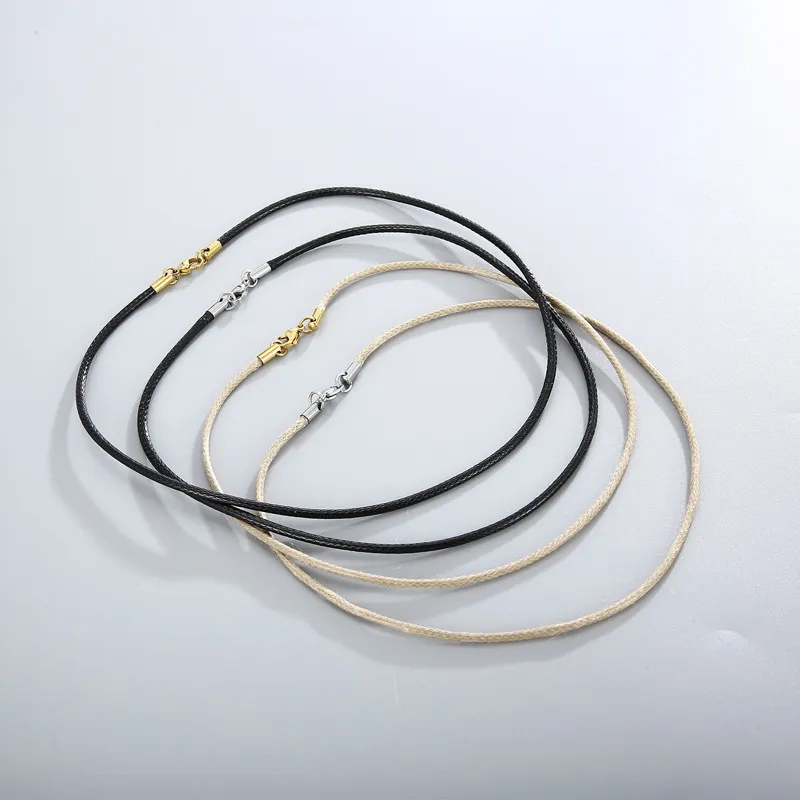 Simple and Fashionable Men's and Women's Leather Rope Single Chain with 450mm Leather Necklace Wholesale
