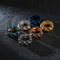 Stainless Steel Ring Watch Chain Design Hip-Hop Jewelry Men's Minimalist Ring