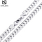 Men's Korean Style Minimalist Engraved Chain Necklace Without Pendant, Trendy, Stainless Steel, Couple's Matching Chain