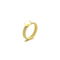 Korean Fashion Stainless Steel Strap Ring Design with Heart Inlaid Shell Ring