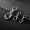 Trendy Casting Skull Multi Functional Keychain Ring Luggage Buckle Pendant Accessories Stainless Steel Jewelry