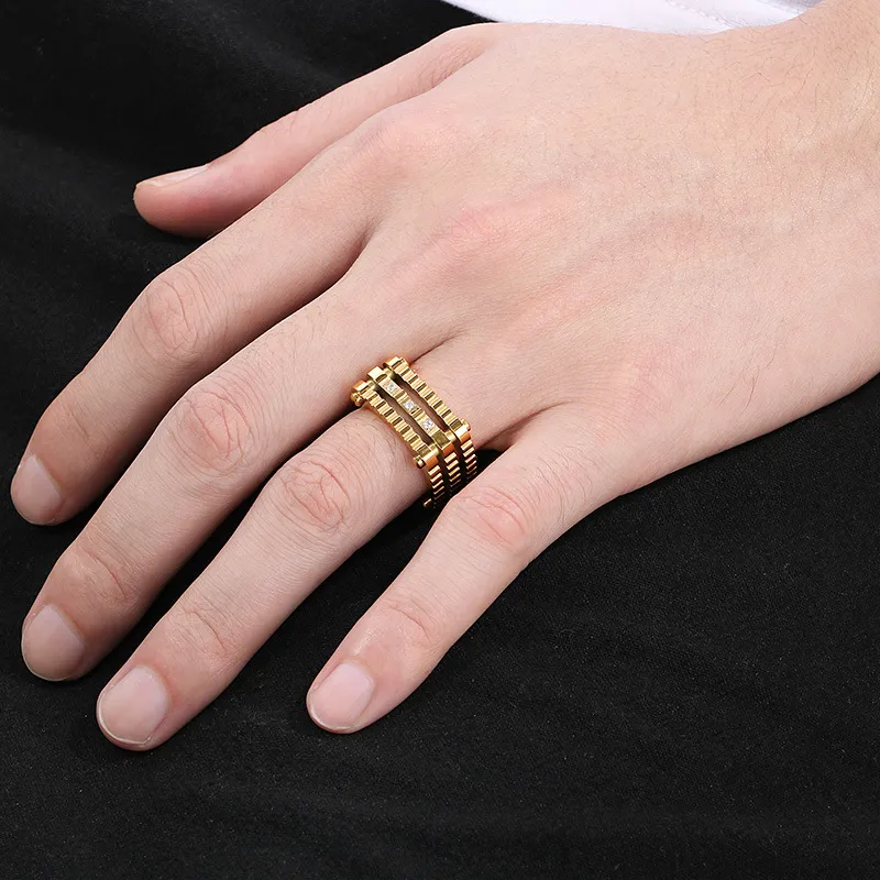 Stainless Steel Jewelry Fashion Ring Suitable for Daily Wear