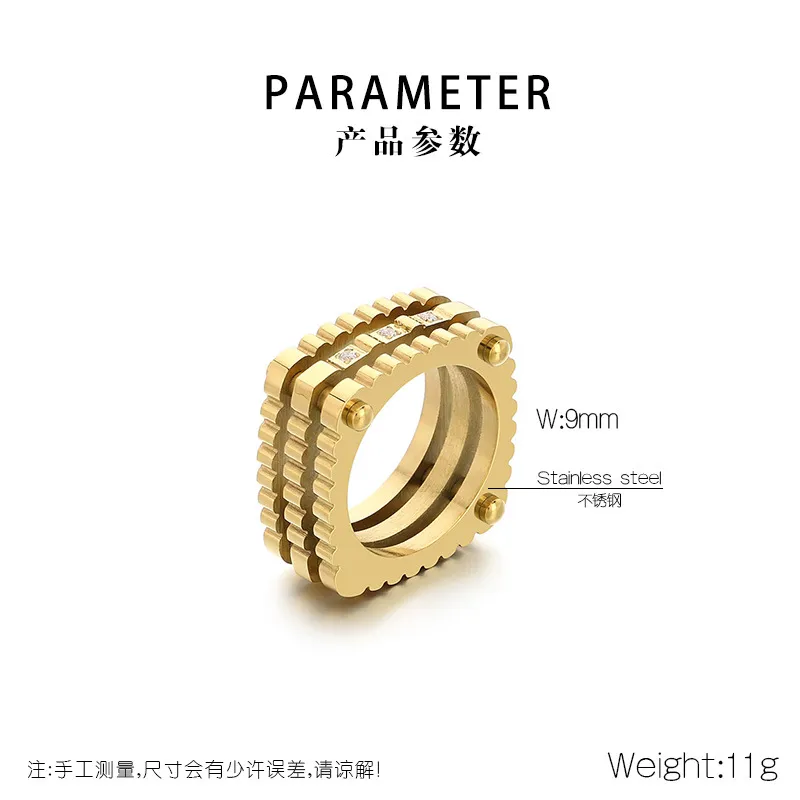 Stainless Steel Jewelry Fashion Ring Suitable for Daily Wear